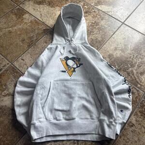 vintage reverse weave pittsburgh penguins heavyweight hoodie